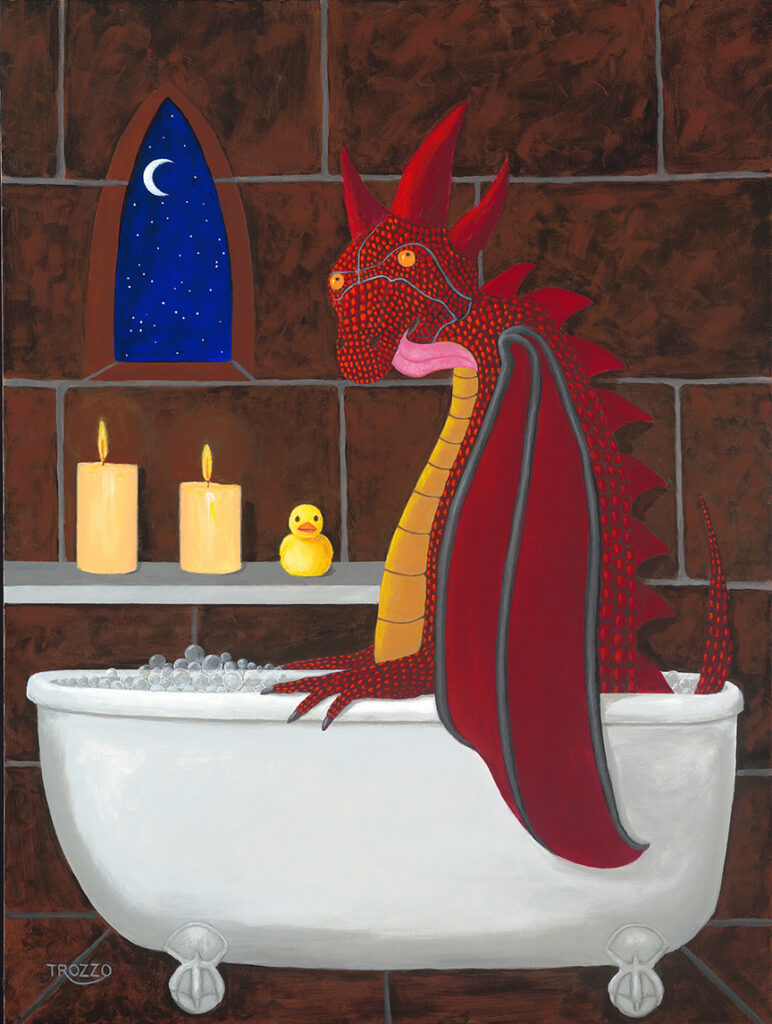 Dragon Bathtime