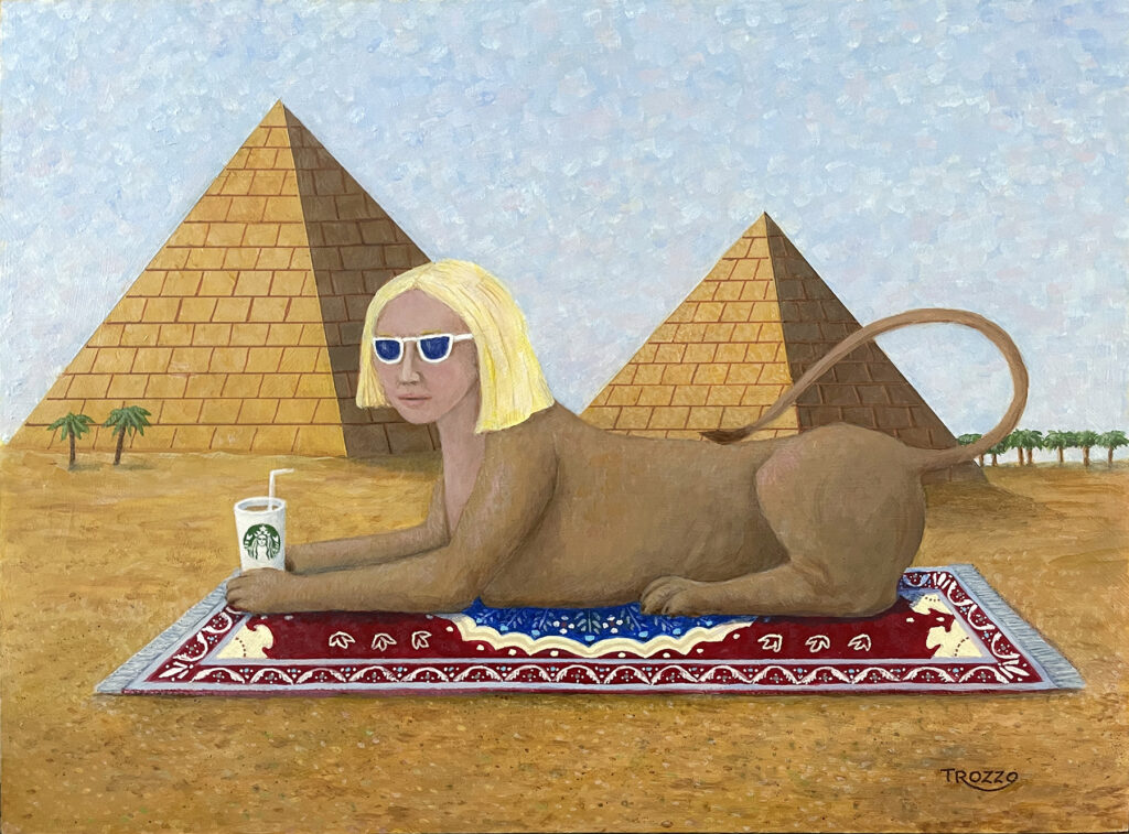 Sphinx with a Latte